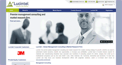 Desktop Screenshot of lucintel.com