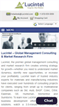 Mobile Screenshot of lucintel.com